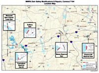 dam repair plan map