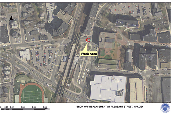 Map of work area