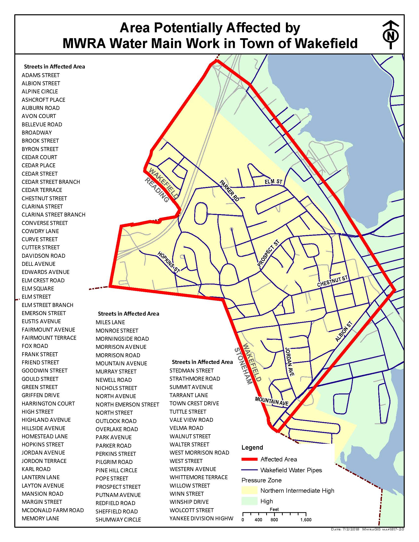 map of area stoneham