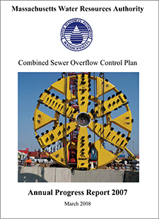 cover of cso annual report - mwra