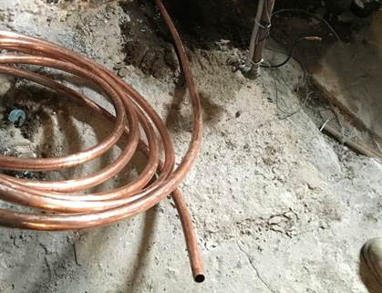 copper pipe