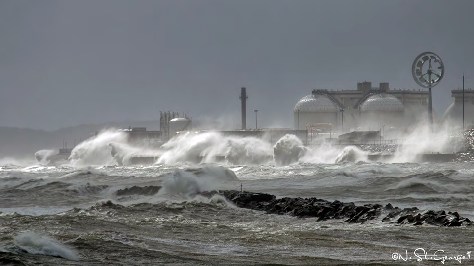 Deer Island - storm